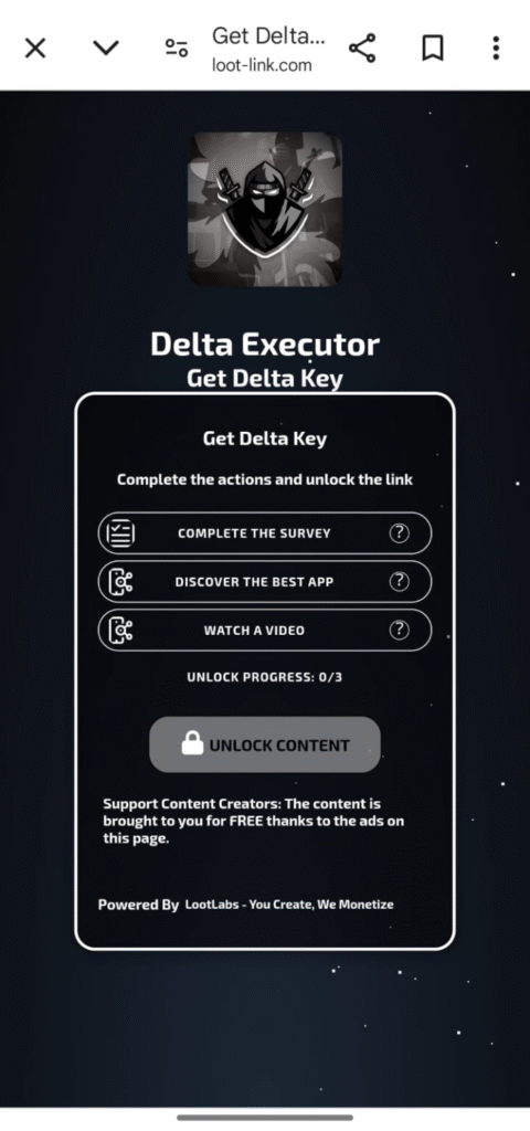Get Delta Executor Key 2